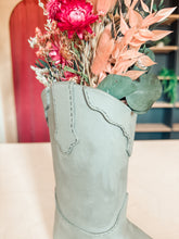 Load image into Gallery viewer, PDF Pottery Template - Cowgirl Boot - Slab Building Pattern - Pottery Tutorial